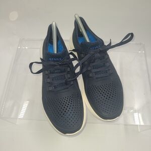CROCS LiteRide Pacer Sneakers Mens 8 Blue Water Sport Comfort Breathable Shoes